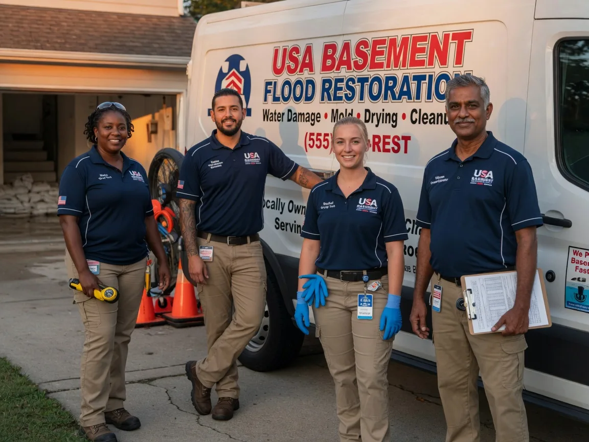 Basement Flood Cleanup company in Fairfax, SD